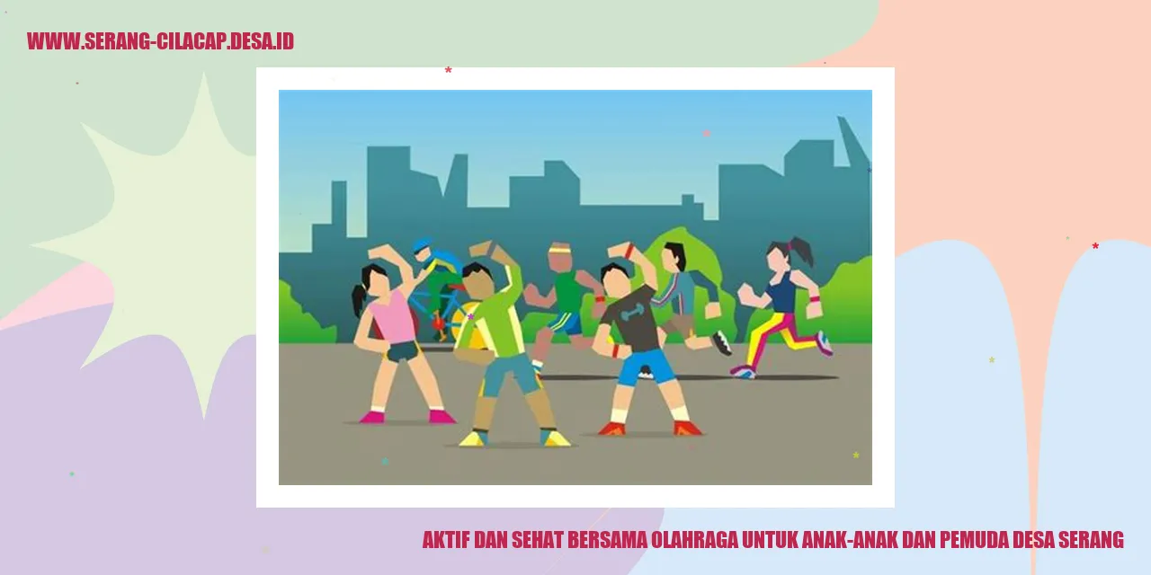 Anak-anak dan Pemuda Desa Serang bermain sepak bola