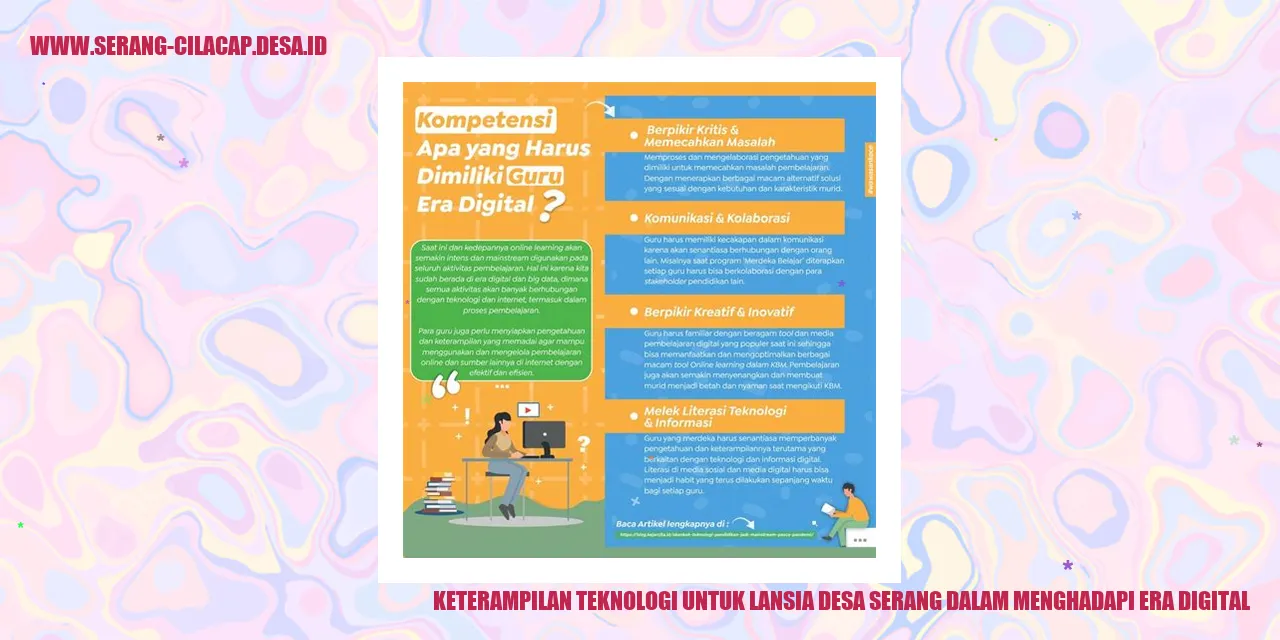Keterampilan Teknologi untuk Lansia Desa Serang dalam Menghadapi Era Digital