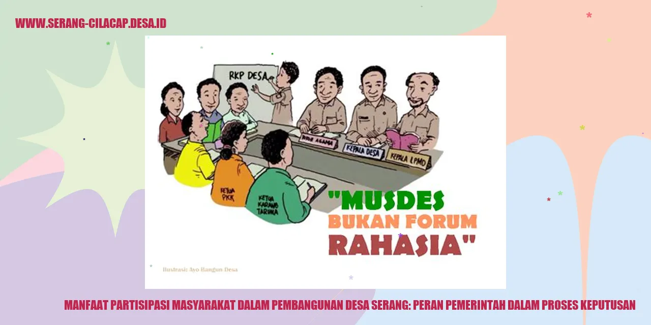 Manfaat Partisipasi Masyarakat dalam Pembangunan Desa Serang