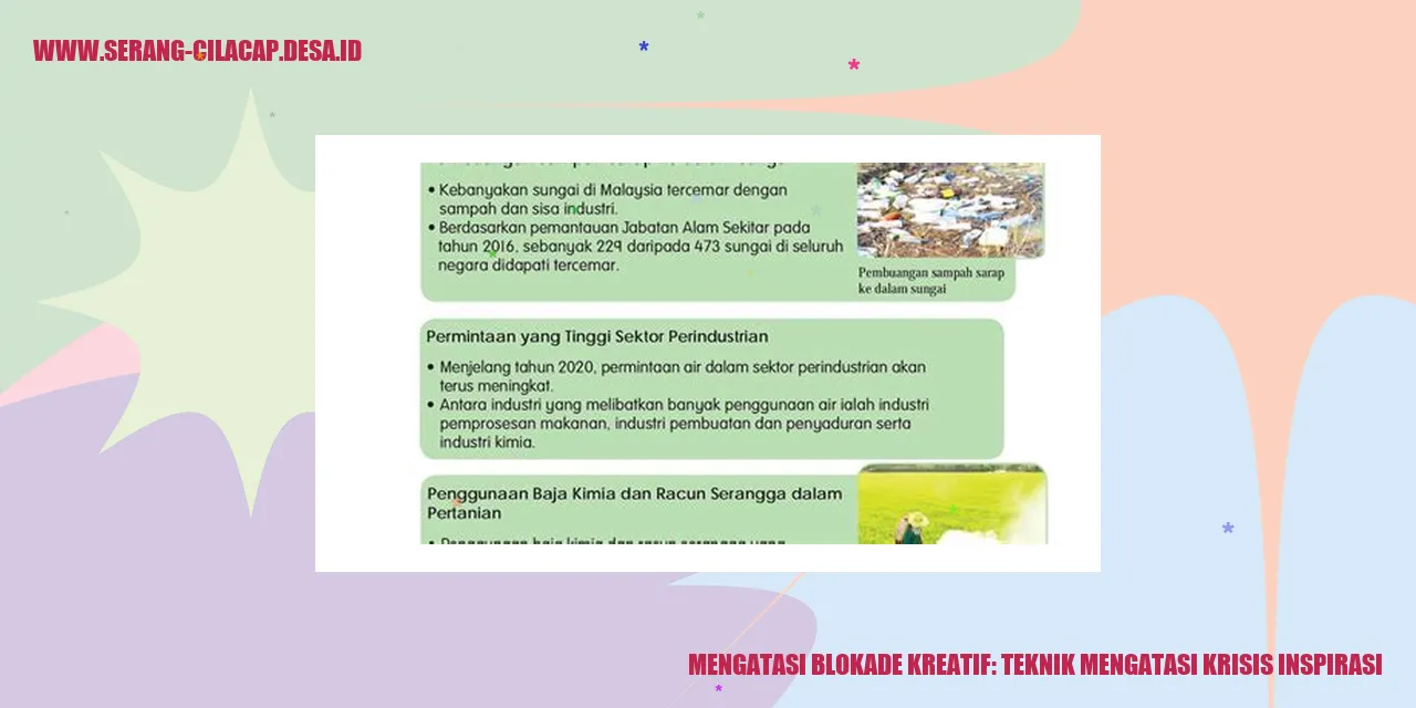 Mengatasi Blokade Kreatif: Teknik Mengatasi Krisis Inspirasi