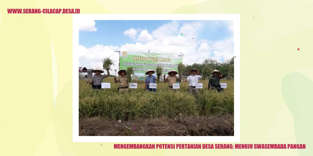 Potensi Pertanian Desa Serang