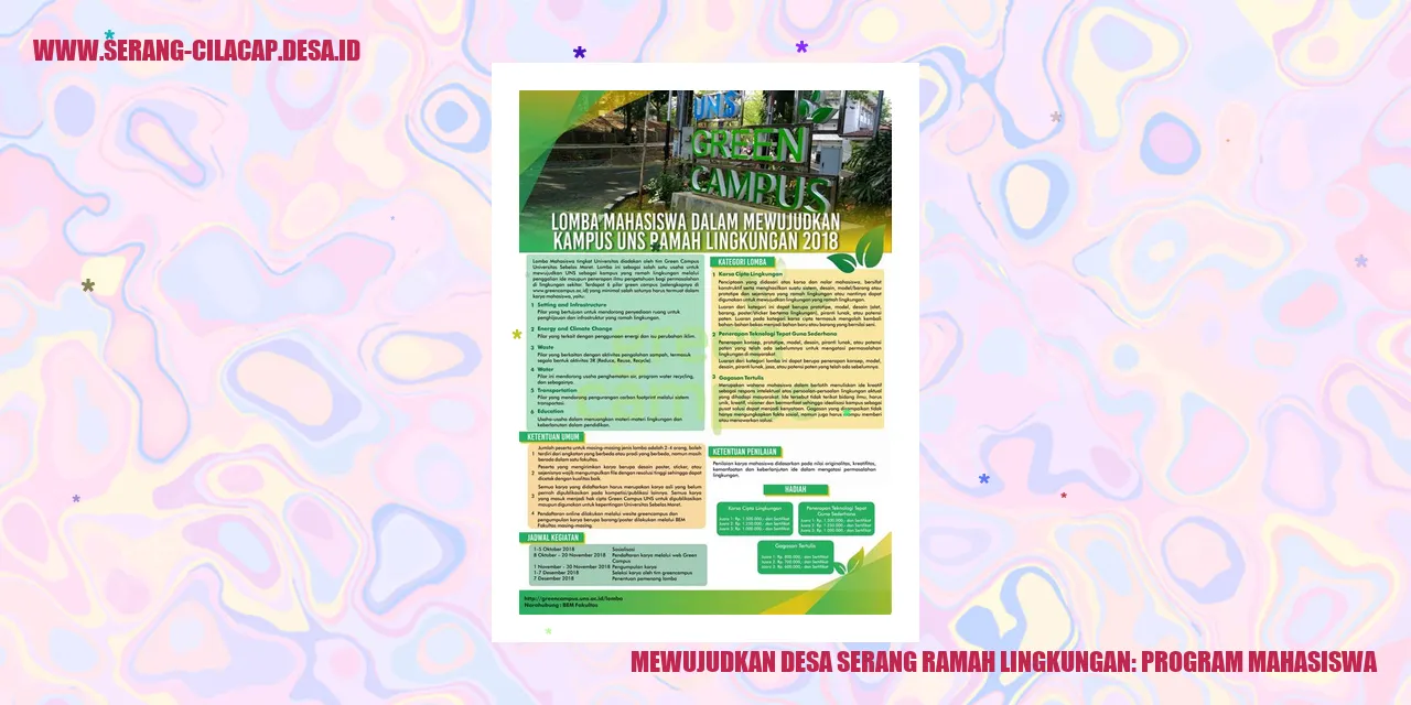 Mewujudkan Desa Serang Ramah Lingkungan: Program Mahasiswa