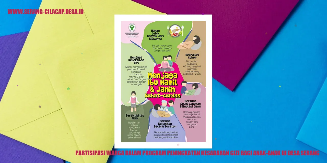 Partisipasi Warga dalam Program Peningkatan Kesadaran Gizi bagi Anak-anak di Desa Serang