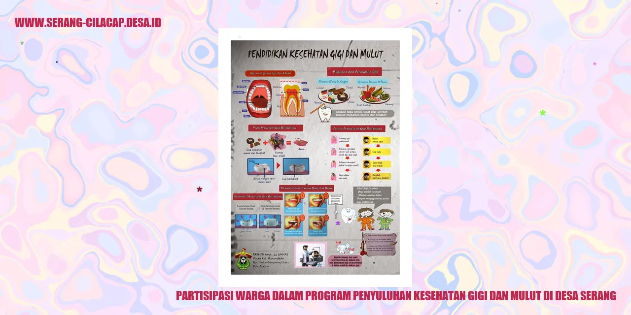 Partisipasi Warga dalam Program Penyuluhan Kesehatan Gigi dan Mulut di Desa Serang