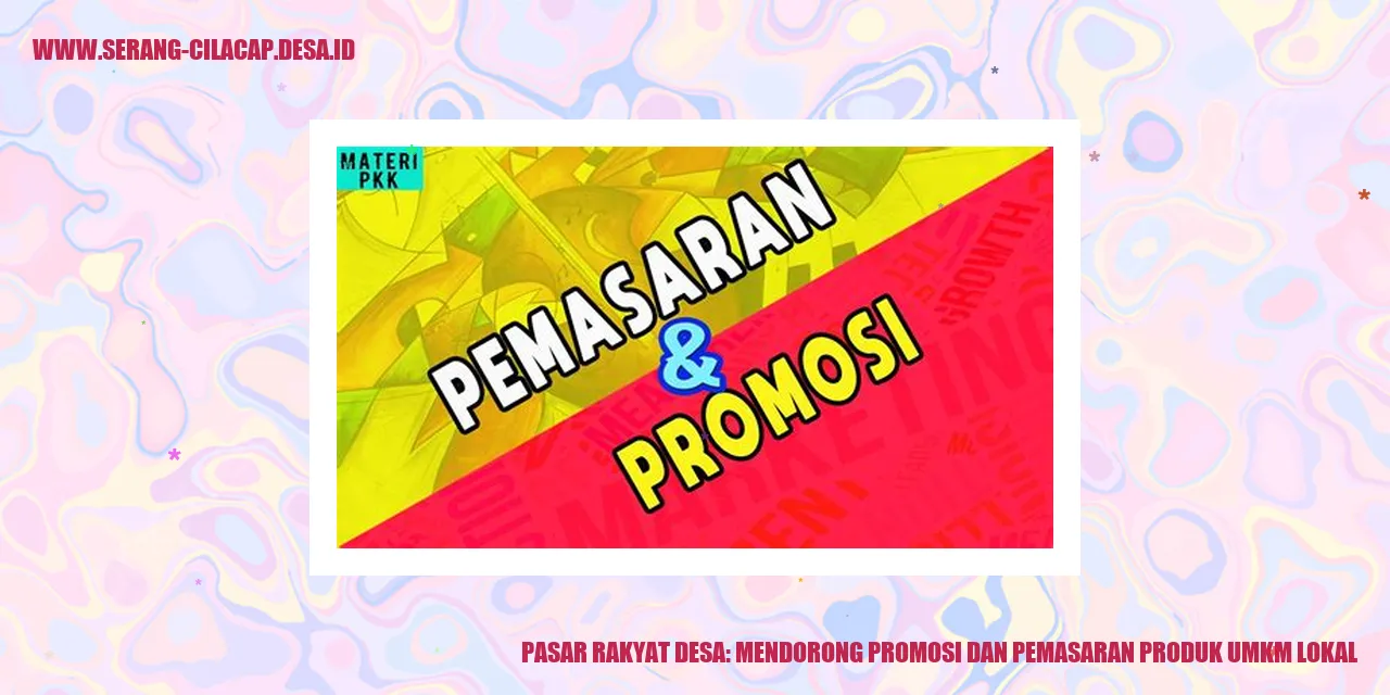 Pasar Rakyat Desa