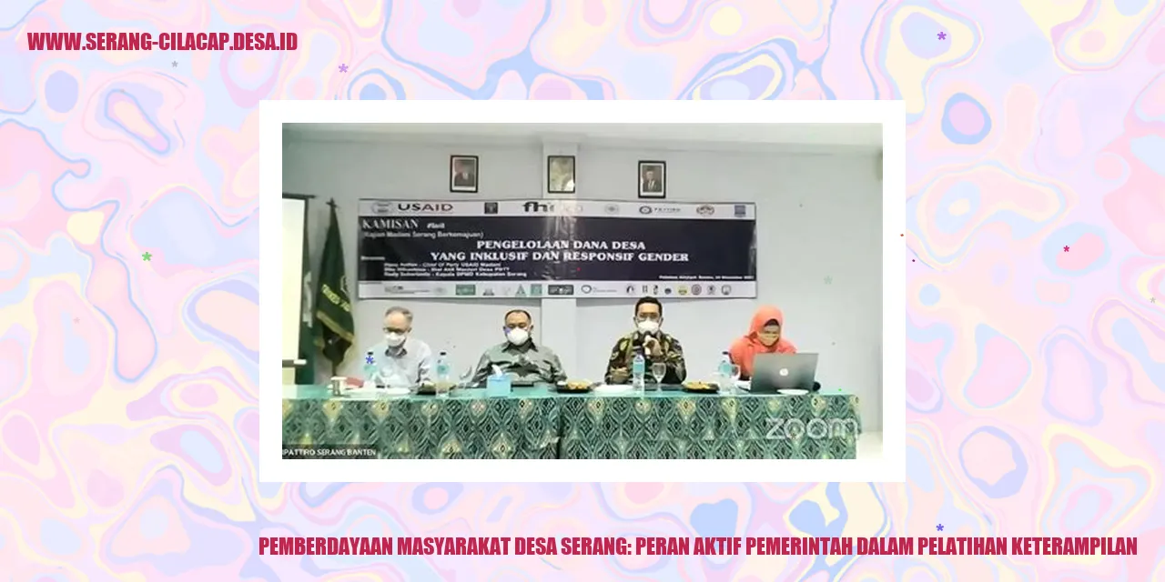 Pemberdayaan Masyarakat Desa Serang: Peran Aktif Pemerintah dalam Pelatihan Keterampilan
