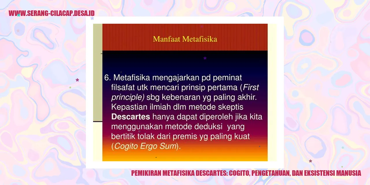 Pemikiran Metafisika Descartes