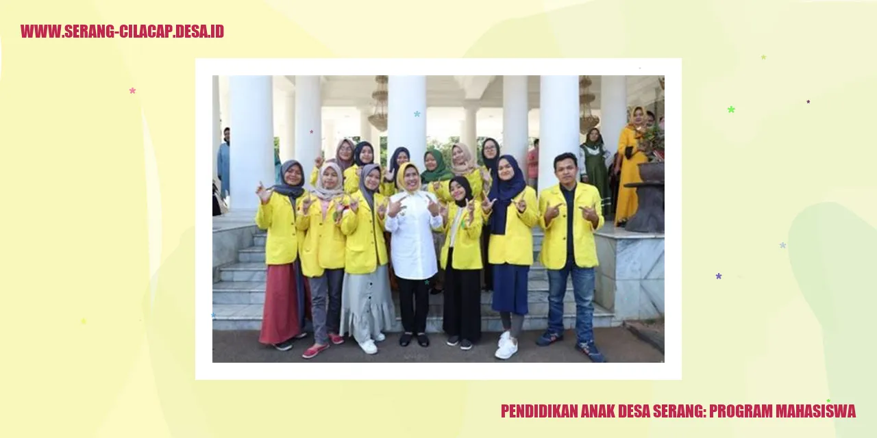 Pendidikan Anak Desa Serang: Program Mahasiswa