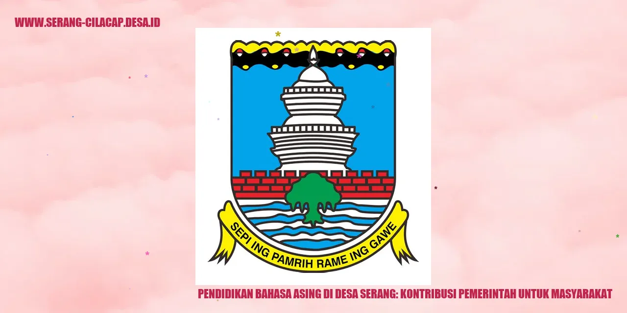 Gambar Pendidikan Bahasa Asing di Desa Serang