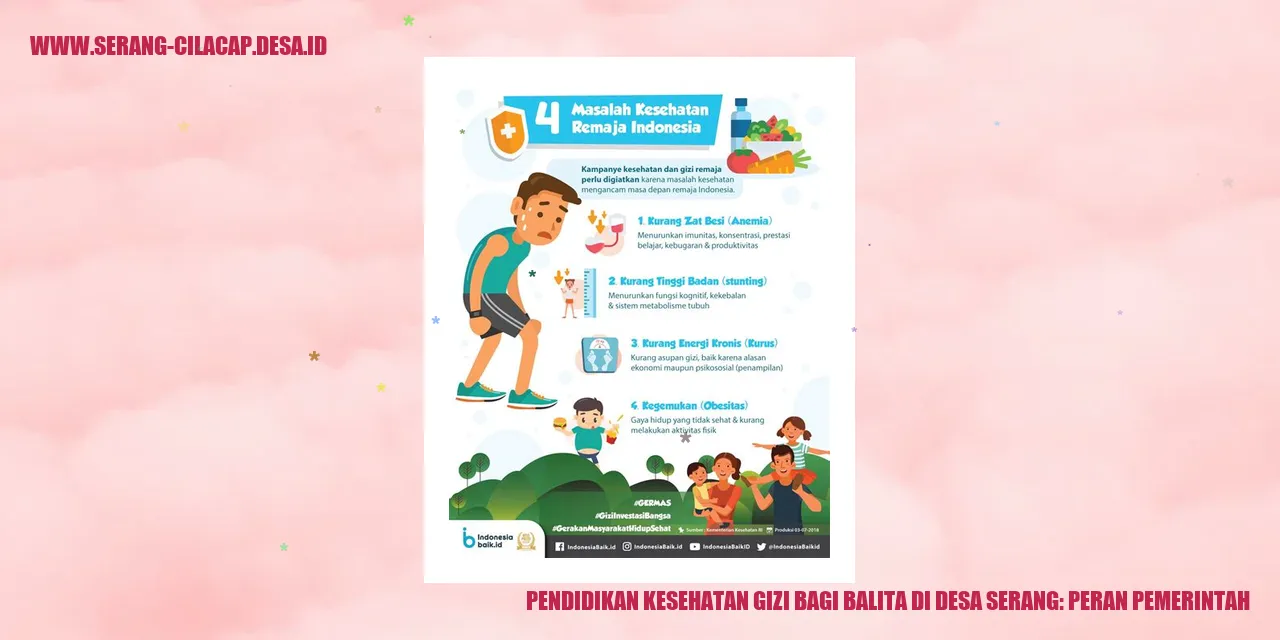 Pendidikan Kesehatan Gizi bagi Balita di Desa Serang: Peran Pemerintah