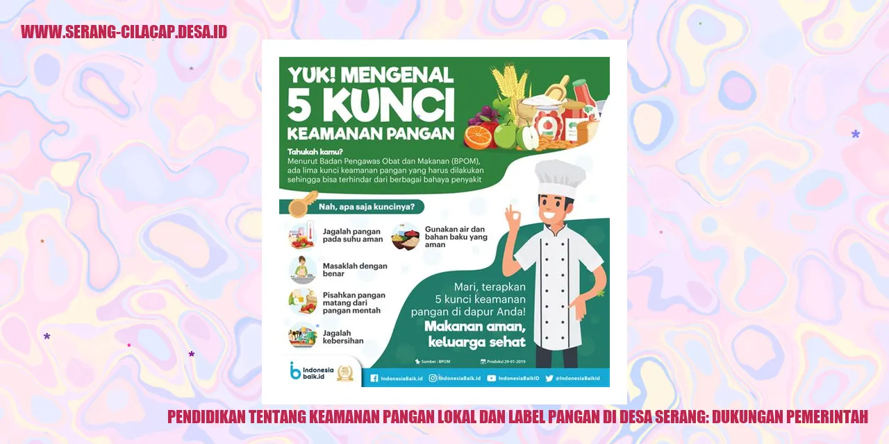 Pendidikan tentang Keamanan Pangan Lokal dan Label Pangan di Desa Serang: Dukungan Pemerintah