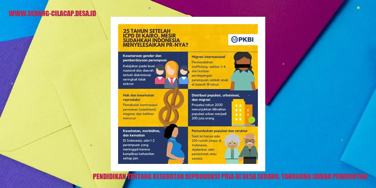 Pendidikan tentang Kesehatan Reproduksi Pria di Desa Serang: Tanggung Jawab Pemerintah