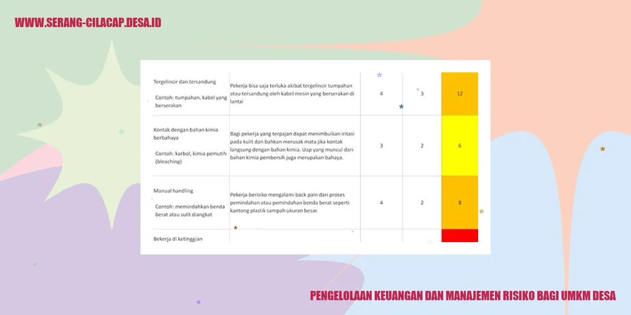 Pengelolaan Keuangan dan Manajemen Risiko bagi UMKM Desa
