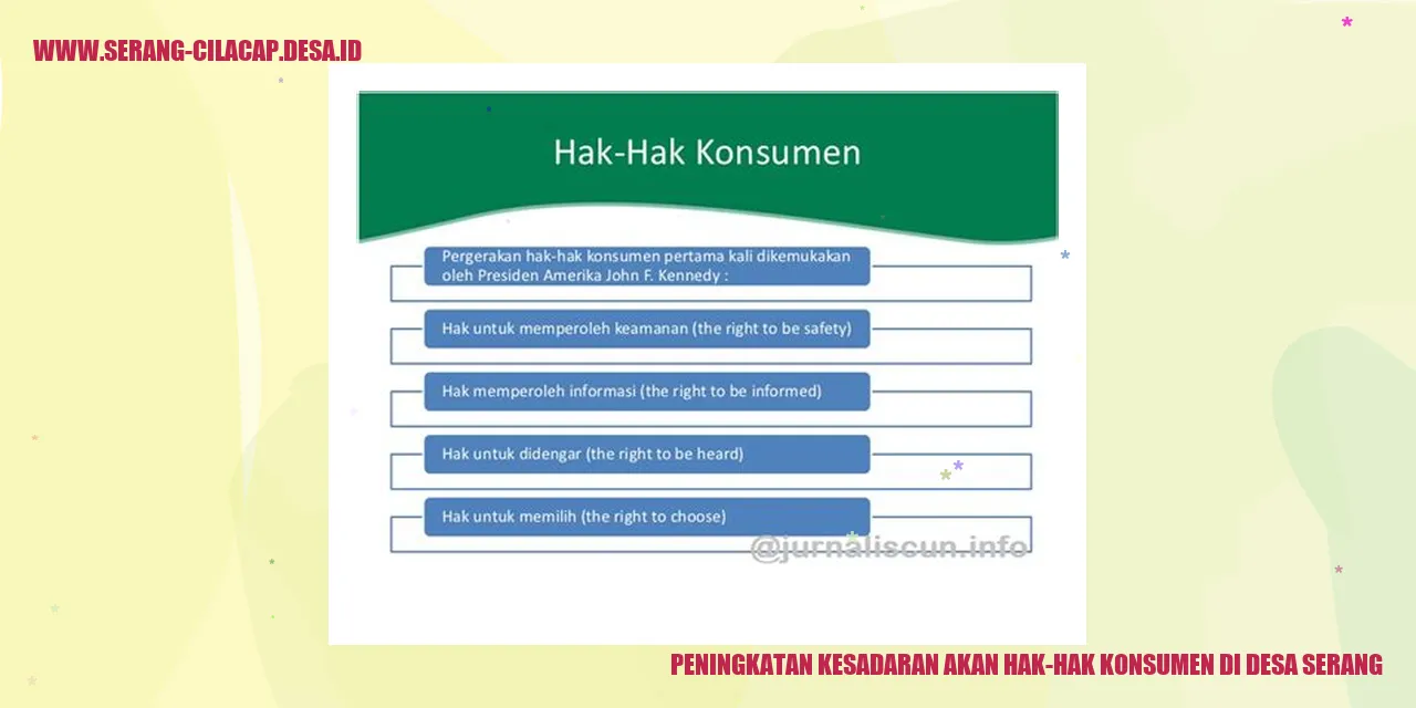 Peningkatan Kesadaran akan Hak-Hak Konsumen di Desa Serang