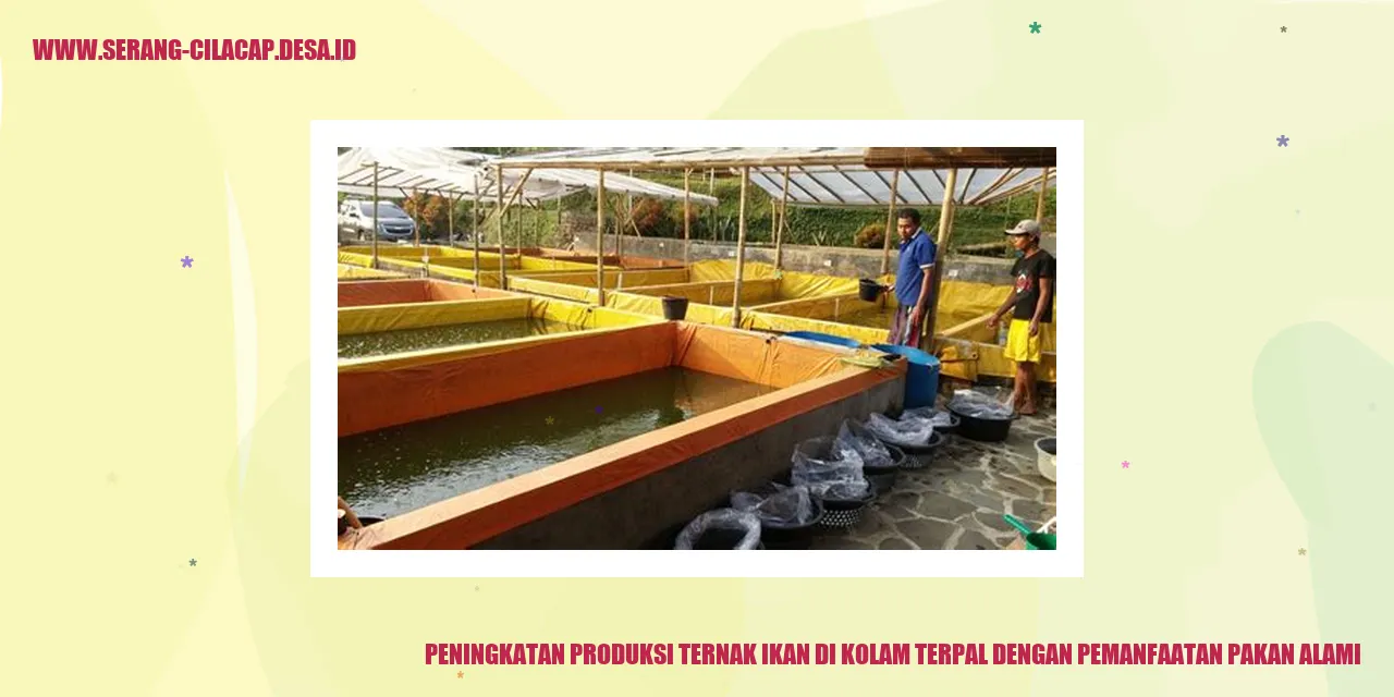 Peningkatan Produksi Ternak Ikan di Kolam Terpal dengan Pemanfaatan Pakan Alami