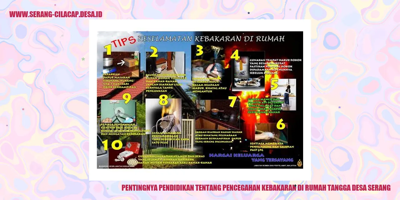 Pentingnya Pendidikan tentang Pencegahan Kebakaran di Rumah Tangga Desa Serang