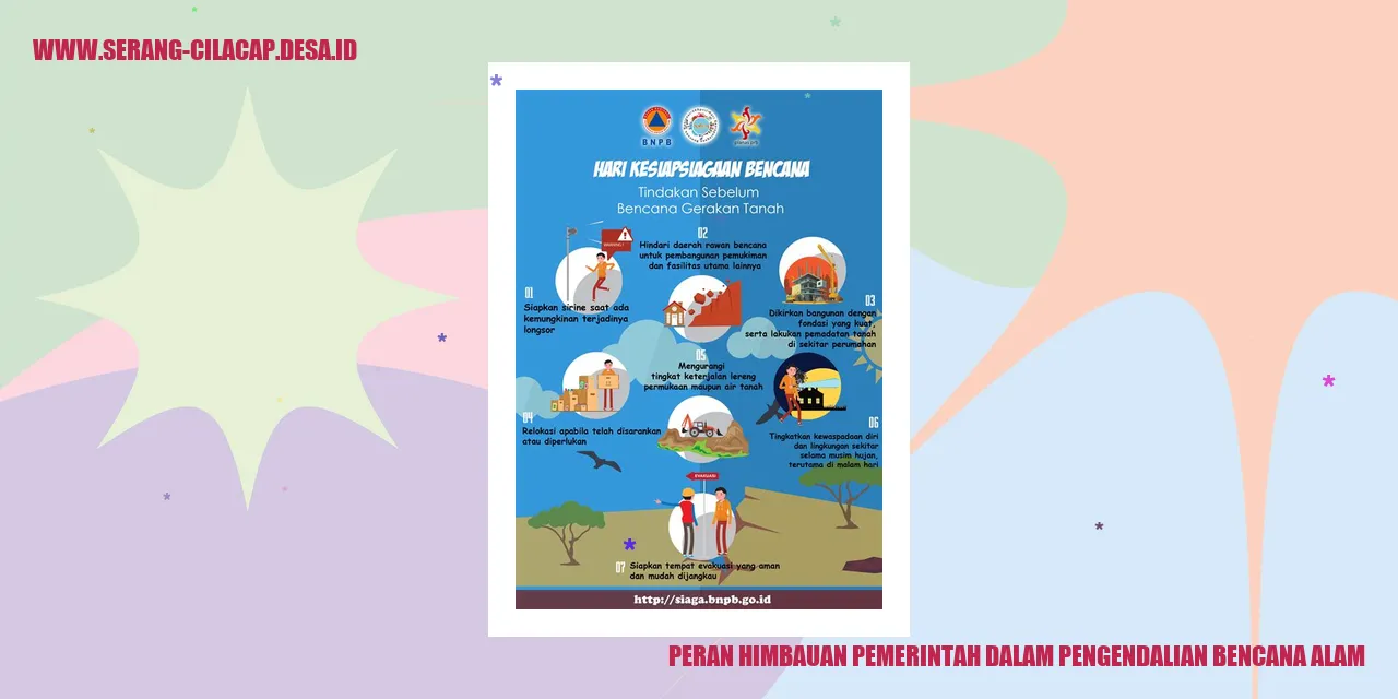 Peran Himbauan Pemerintah dalam Pengendalian Bencana Alam